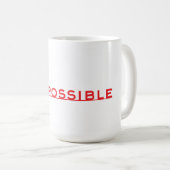 Onmogelijk tot mogelijke attitude Mok (Voorkant rechts)