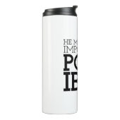 Onmogelijk voor mogelijk Christelijk kunstcitaat A Thermosbeker (Gedraaid links)