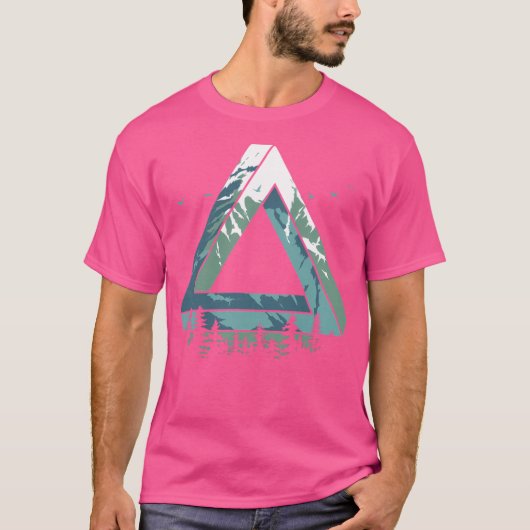 onmogelijke berg t-shirt (Voorkant)