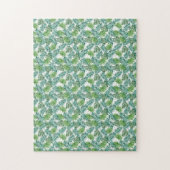 Onmogelijke botanische tropische bladeren puzzel (Verticaal)