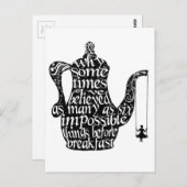 Onmogelijke dingen briefkaart (Voorkant / Achterkant)