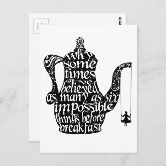 Onmogelijke dingen briefkaart (Voorkant / Achterkant)