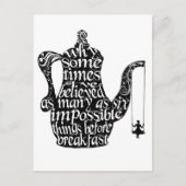 Onmogelijke dingen briefkaart (Voorkant)