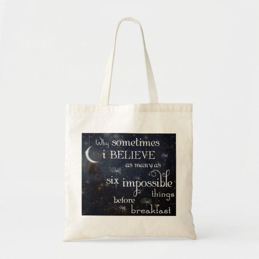 Onmogelijke Dingen sterken Canvas tas (Voorkant)