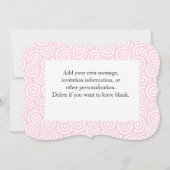 Onmogelijke dingen zwart en roze kaart (Achterkant)