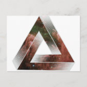 Onmogelijke driehoek briefkaart (Voorkant)