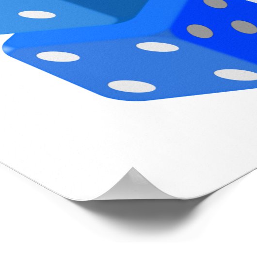 Onmogelijke driehoek Dice Poster (Hoek)