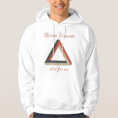 Onmogelijke driehoek hoodie (Voorkant)