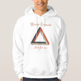 Onmogelijke driehoek hoodie