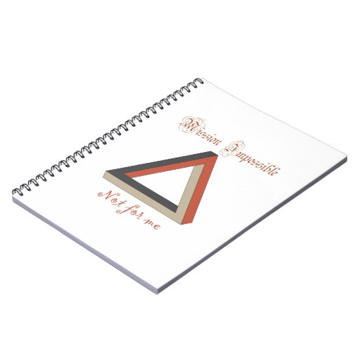 Onmogelijke driehoek notitieboek (Linkerzijde)