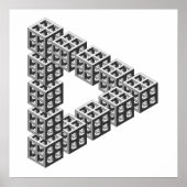 Onmogelijke driehoek poster (Voorkant)