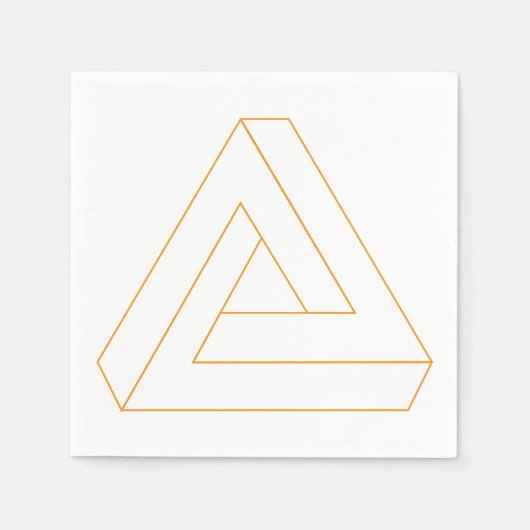 Onmogelijke driehoek servetten (Voorkant)