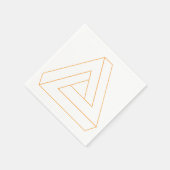 Onmogelijke driehoek servetten (Hoek)