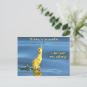 Onmogelijke Duck Briefkaart (Staand voorkant)