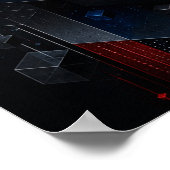 Onmogelijke Geometrische 3D Abstracte Structuur Po Poster (Hoek)