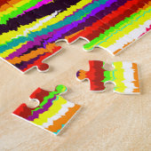 Onmogelijke gestreepte legpuzzel (Zijkant)