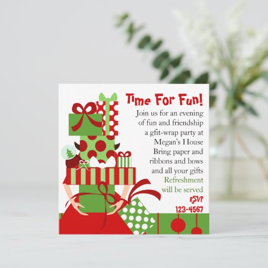 Onmogelijke Gift Stack Kaart (Staand voorkant)