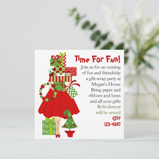 Onmogelijke Gift Stack Kaart (Staand voorkant)