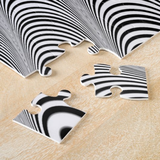 Onmogelijke grafische fractale ventilator legpuzzel (Zijkant)