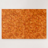 Onmogelijke herfst oranje abstracte puzzel legpuzzel (Horizontaal)