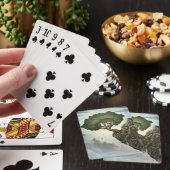 Onmogelijke hoop pokerkaarten (Insitu)