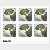 Onmogelijke hoop vierkante sticker (Vel)