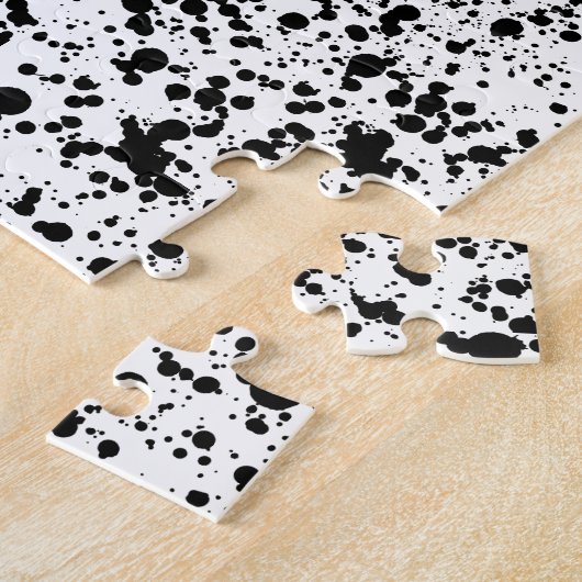 Onmogelijke inktvlek jigpuzzel legpuzzel (Zijkant)