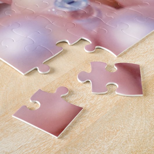 Onmogelijke kerstversiering blaasjes Jigzaag Pu Legpuzzel (Zijkant)