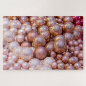 Onmogelijke kerstversiering blaasjes Jigzaag Pu Legpuzzel (Horizontaal)