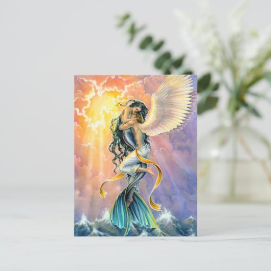 Onmogelijke liefde briefkaart (Staand voorkant)