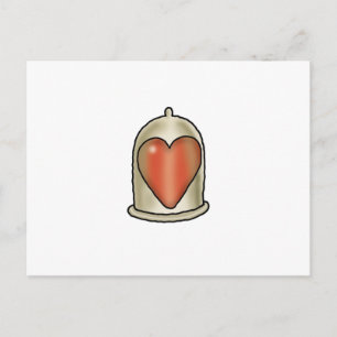 Onmogelijke liefde - Liefde Condom Briefkaart