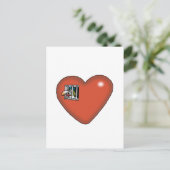 Onmogelijke liefde - Liefdesgevangene Briefkaart (Staand voorkant)