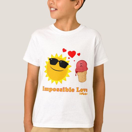 Onmogelijke liefde t-shirt (Voorkant)