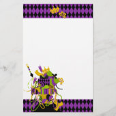 Onmogelijke Mardi Gras Stack Briefpapier (Voorkant)