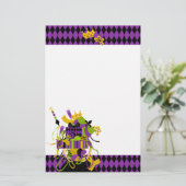 Onmogelijke Mardi Gras Stack Briefpapier (Staand voorkant)
