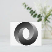 Onmogelijke optische cirkelverlichting briefkaart (Staand voorkant)