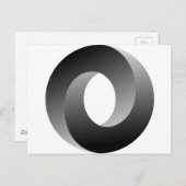 Onmogelijke optische cirkelverlichting briefkaart (Voorkant / Achterkant)