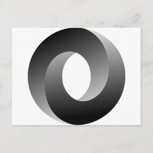 Onmogelijke optische cirkelverlichting briefkaart