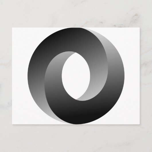 Onmogelijke optische cirkelverlichting briefkaart (Voorkant)