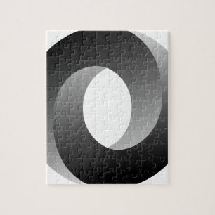 Onmogelijke optische cirkelverlichting legpuzzel