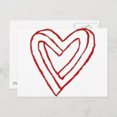 Onmogelijke optische hartverlichting briefkaart (Voorkant / Achterkant)