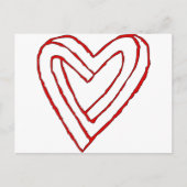 Onmogelijke optische hartverlichting briefkaart (Voorkant)