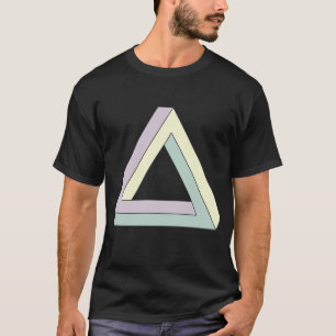 Onmogelijke penrose driehoek t-shirt
