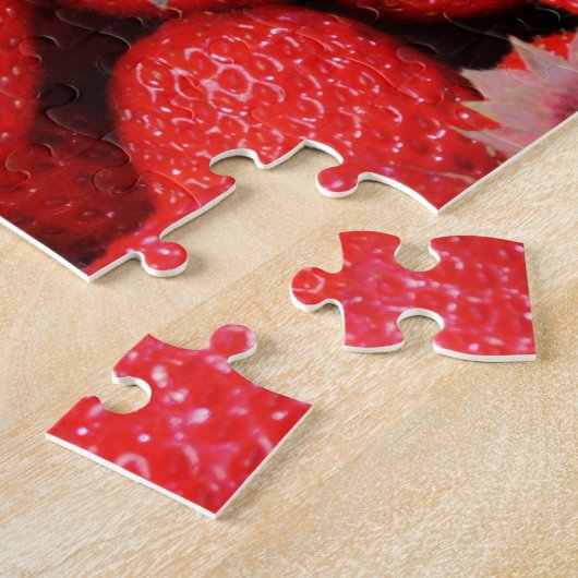 Onmogelijke puzzel - Aardbeien Legpuzzel (Zijkant)