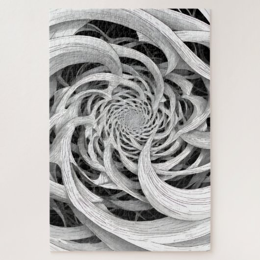 Onmogelijke Puzzel Abstracte Draaikolk - Harde Leg (Verticaal)