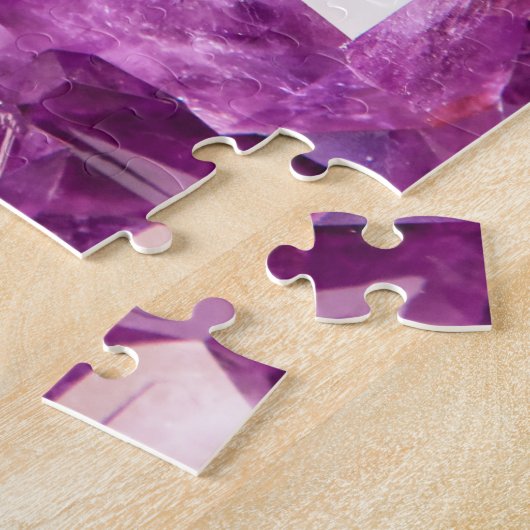 Onmogelijke puzzel - Amethyst Gem Macro (Zijkant)