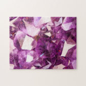Onmogelijke puzzel - Amethyst Gem Macro (Horizontaal)