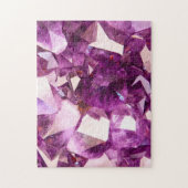 Onmogelijke puzzel - Amethyst Gem Macro (Verticaal)