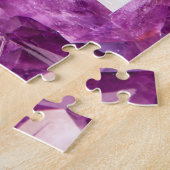 Onmogelijke puzzel - Amethyst Gem Macro Legpuzzel (Zijkant)