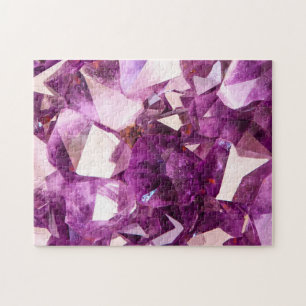 Onmogelijke puzzel - Amethyst Gem Macro Legpuzzel
